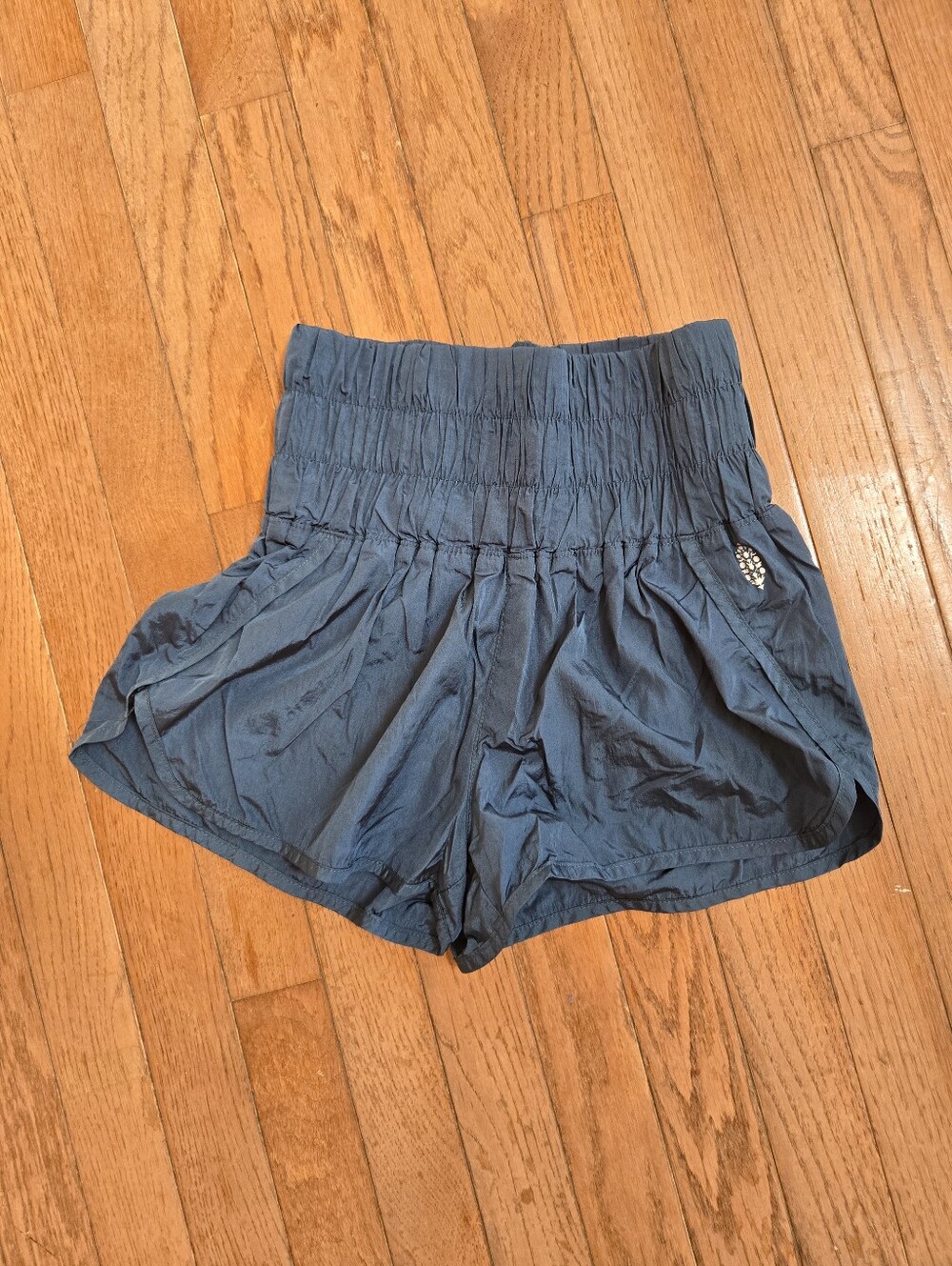 FP Movement by Free People Navy Blue High-Waist Athletic Shorts